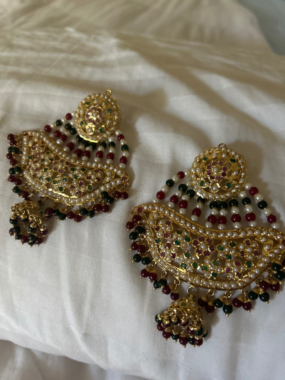 Beautiful Indian Pakistani earrings jhumka